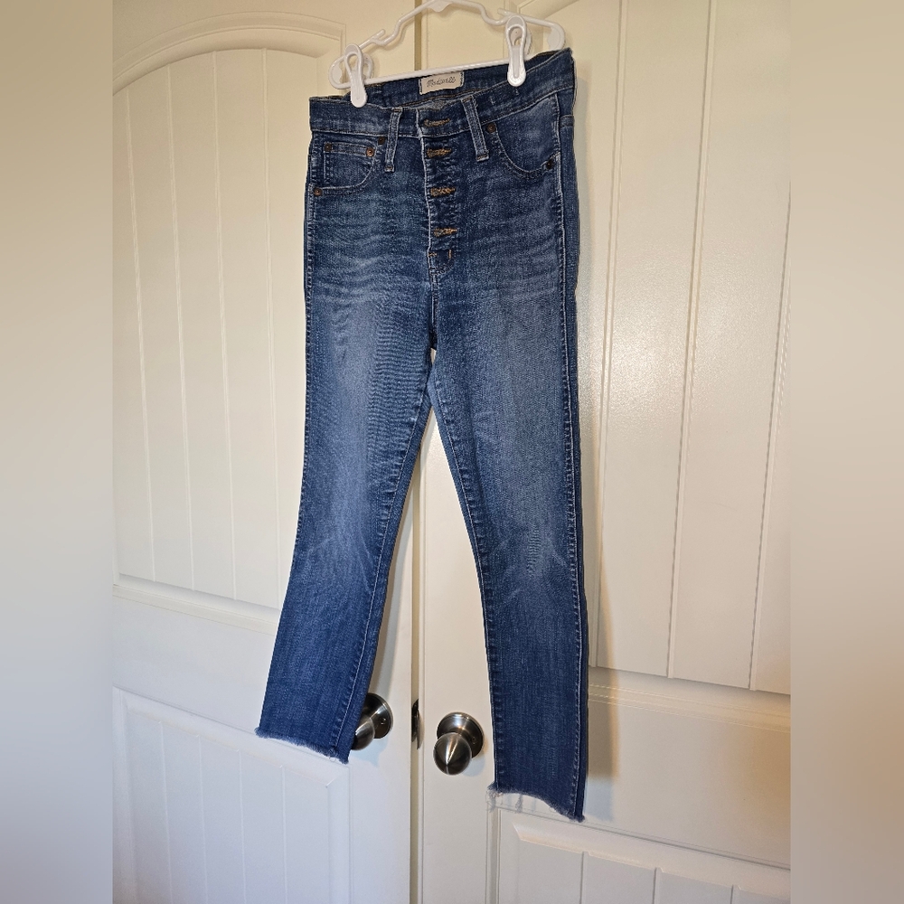 Madewell 10" Hihh Rise Skinny Skinny 27